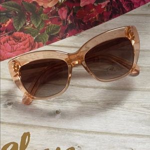 Kate spade light coral sunglasses